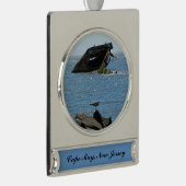 Cape May Shipwreck Banner-Ornament Silber (Rechts)