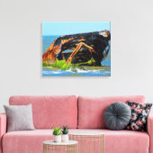 Cape May Shipwreck Leinwanddruck (Insitu (Wohnzimmer))