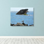 Cape May Shipwreck Leinwanddruck (Insitu (Holzboden))