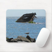 Cape May Shipwreck Mousepad (Mit Mouse)