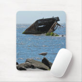 Cape May Shipwreck Mousepad (Mit Mouse)