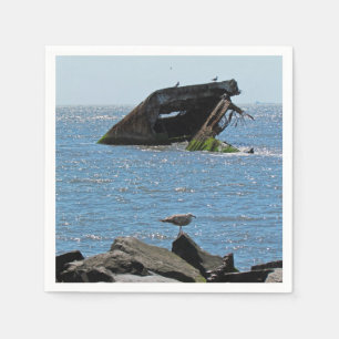 Cape May Shipwreck Serviette