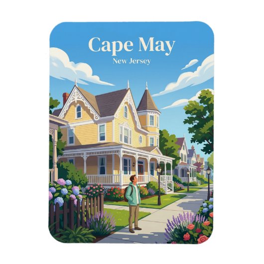 Cape May USA Magnet (Vertikal)
