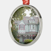 Cape May viktorianisch Silbernes Ornament (Links)