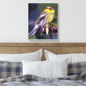 Cape May Warbler Bird Liebhaber Geschenke Leinwanddruck (Insitu (Schlafzimmer))