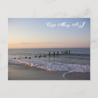 Cape May Waves Postcard Postkarte