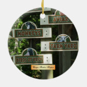 Cape May Zoo Weihnachtsschmuck (Hinten)