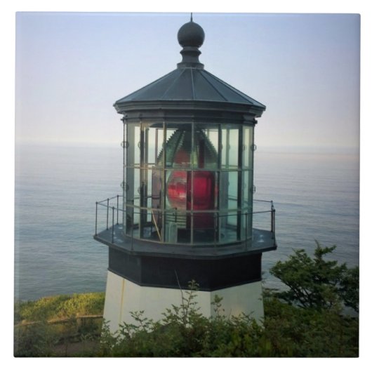 Cape Meares Lighthouse, OR Fliese (Vorderseite)