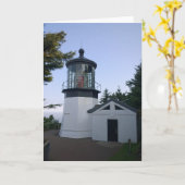 Cape Meares Lighthouse, OR Karte (Gelbe Blume)