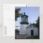 Cape Meares Lighthouse, OR Postkarte (Vorne/Hinten)