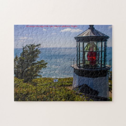 Cape Mears Leuchtturm Oregon. Puzzle (Horizontal)
