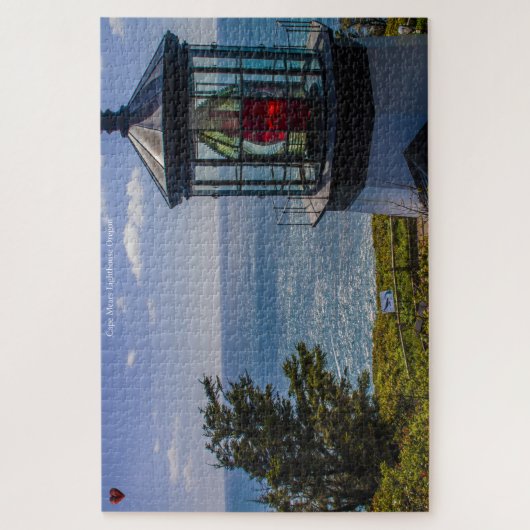 Cape Mears Lighthouse Oregon. Jigsaw Puzzle (Vertikal)