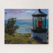 Cape Mears Lighthouse Oregon. Jigsaw Puzzle (Horizontal)