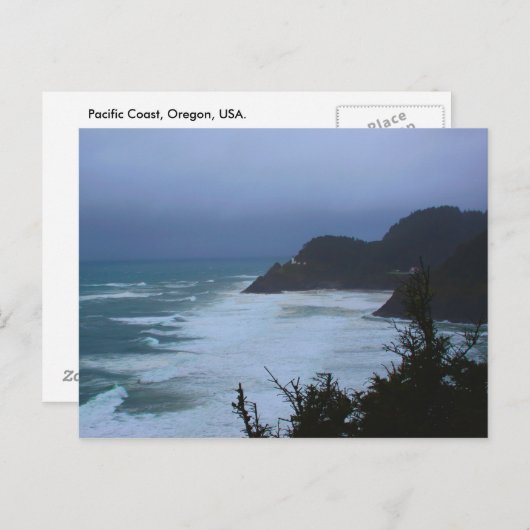 Cape Mist Postcard Postkarte (Vorne/Hinten)