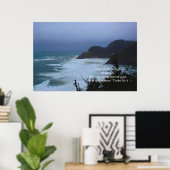 Cape Mist Print w/Scripture Verse Poster (Heimbüro)