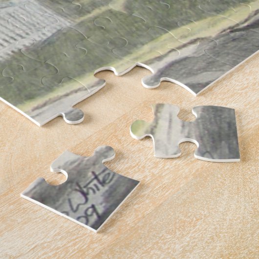 Cape Neddick Leuchtturm Aquarell Puzzle (Seite)