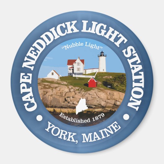 Cape Neddick Light Station Magnet (Vorne)