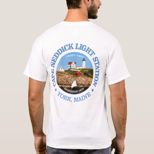 Cape Neddick Light Station T-Shirt (Rückseite)