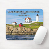 Cape Neddick Light the Nubble, Maine mousepad (Mit Mouse)
