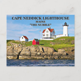 Cape Neddick Light "the Nubble", Maine Postcard Postkarte