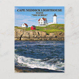 Cape Neddick Light "the Nubble", Maine Postcard Postkarte