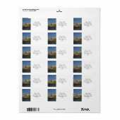 Cape Neddick Lighthouse Adressaufkleber (Vorne)