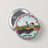 Cape Neddick Lighthouse Button (Vorne & Hinten)