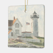 Cape Neddick Lighthouse Keramikornament (Links)