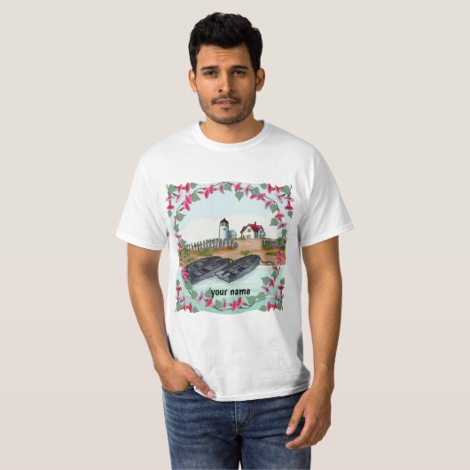 Cape Neddick Lighthouse T-Shirt (Vorne ganz)