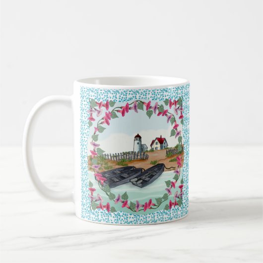 Cape Neddick Maine Lighthouse Tasse (Links)