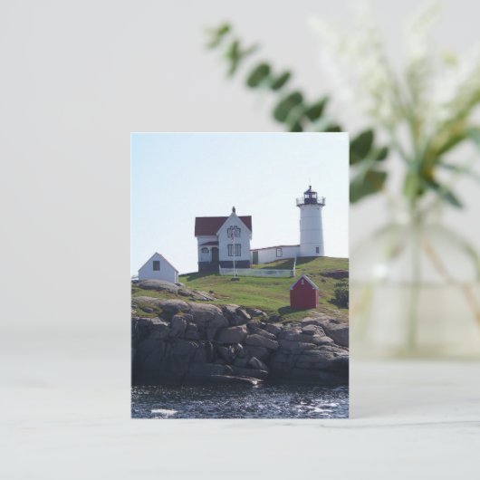 Cape Neddick - Nubble Light Postkarte (Stehend Vorderseite)