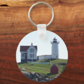 Cape Neddick Nubble Light Schlüsselanhänger (Vorderseite)