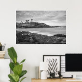 Cape Neddick Nubble Lighthouse, York, USA Poster (Heimbüro)