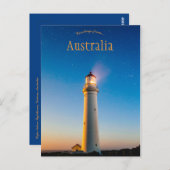 Cape Nelson Lighthouse Victoria Australien Postkarte (Vorne/Hinten)