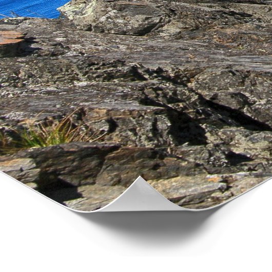 Cape Palliser Neuseeland Leuchtturm Poster (Ecke)