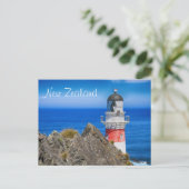 Cape Palliser Neuseeland Leuchtturm Postkarte (Stehend Vorderseite)