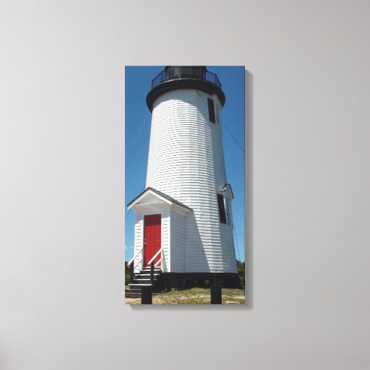 Cape Poge Light House am Martha's Vineyard Leinwanddruck (Vorderseite)