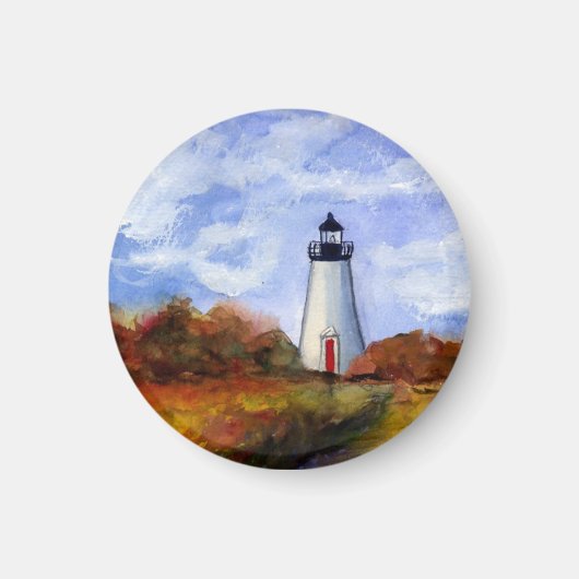 Cape Poge Lighthouse Magnet Geschenke (Vorne)