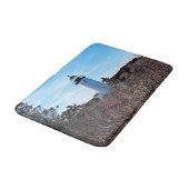 Cape Poge Lighthouse, Massachusetts Chappaquiddick Badematte (Schrägansicht)