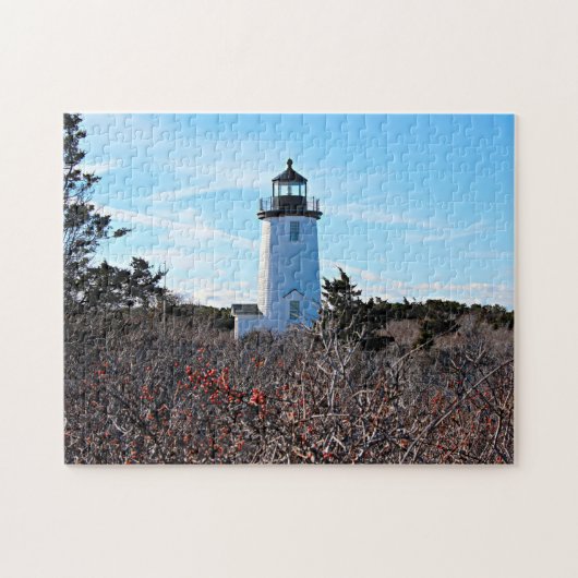 Cape Poge Lighthouse, Massachusetts Chappaquiddick Puzzle (Horizontal)