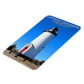 Cape Poge Lighthouse, Massachusetts Flexi Magnet (Linke Seite)
