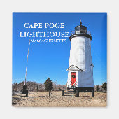 Cape Poge Lighthouse, Massachusetts Magnet (Vorne)
