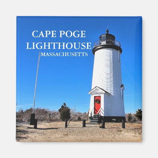 Cape Poge Lighthouse, Massachusetts Magnet (Vorne)