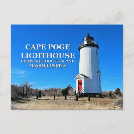 Cape Poge Lighthouse, Massachusetts Postkarte