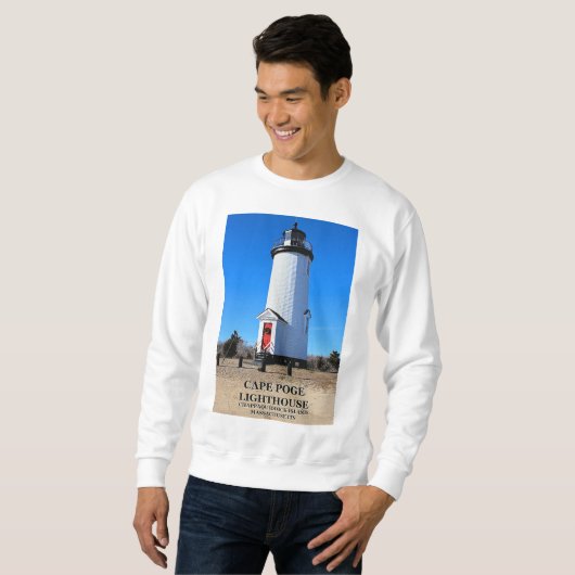 Cape Poge Lighthouse, Massachusetts Sweatshirt (Vorne ganz)