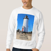 Cape Poge Lighthouse, Massachusetts Sweatshirt (Vorderseite)