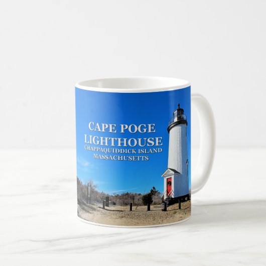 Cape Poge Lighthouse, Massachusetts Tasse (VorderseiteRechts)