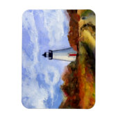 Cape Poge Lighthouse Rectangle Magnet (Vertikal)