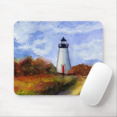 Cape Pogue Lighthouse Mousepad (Mit Mouse)