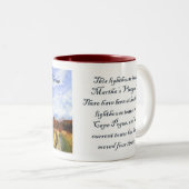 Cape Pogue Lighthouse Tasse (Malerei & Text) (VorderseiteRechts)